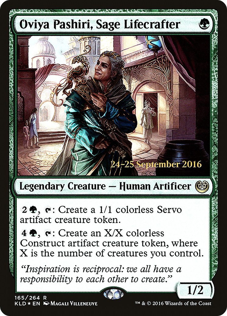 Oviya Pashiri, Sage Lifecrafter - Prerelease Promo [PKLD-165s]