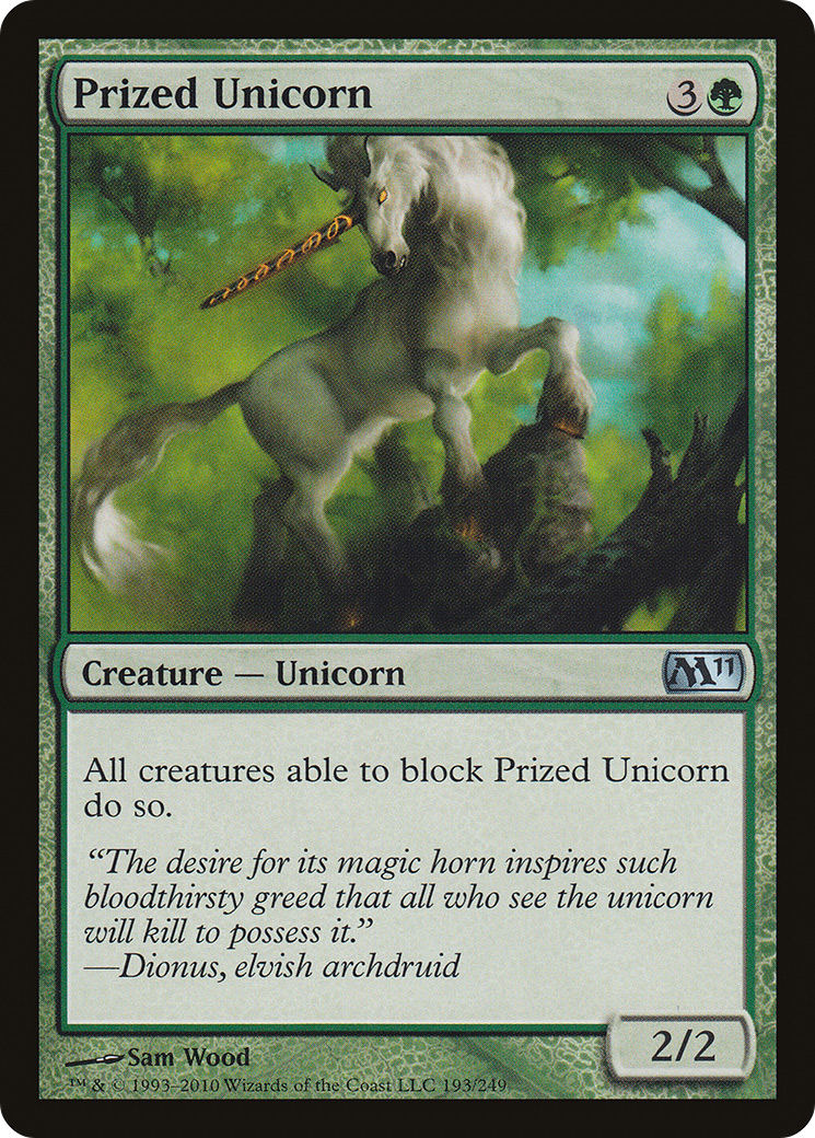 Licorne prisée [M11-193]