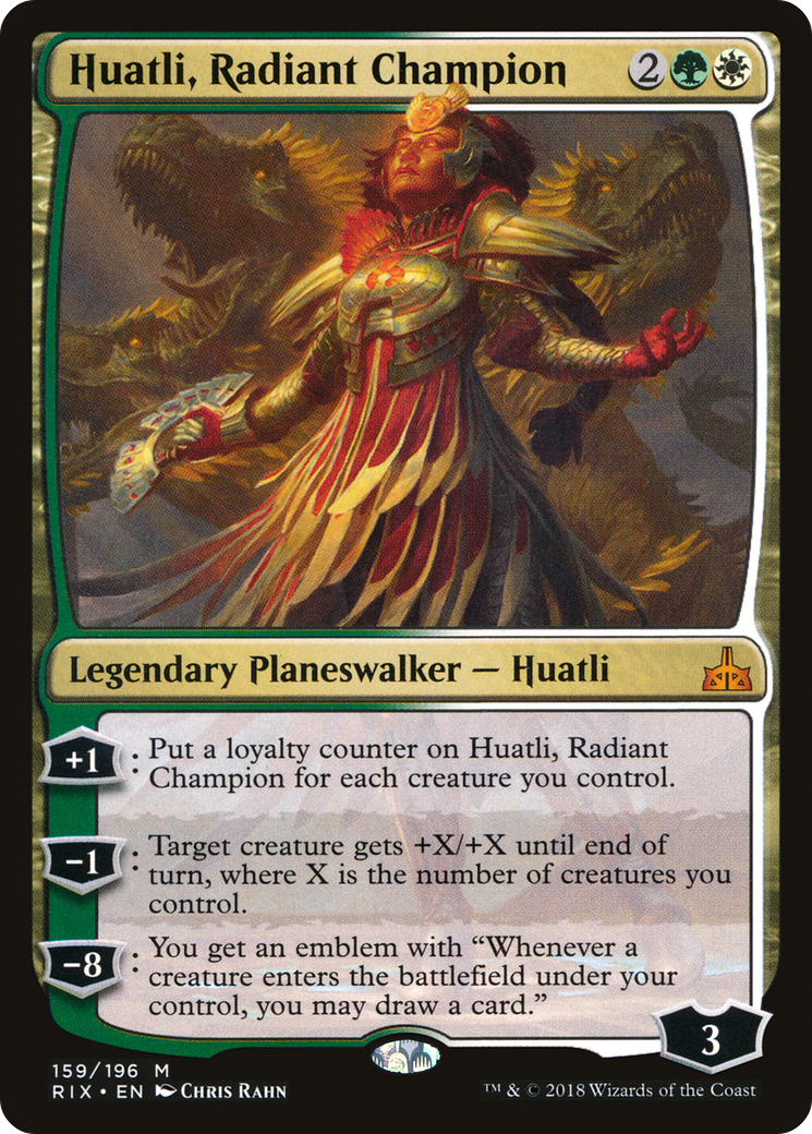 Huatli, Radiant Champion [RIX-159]