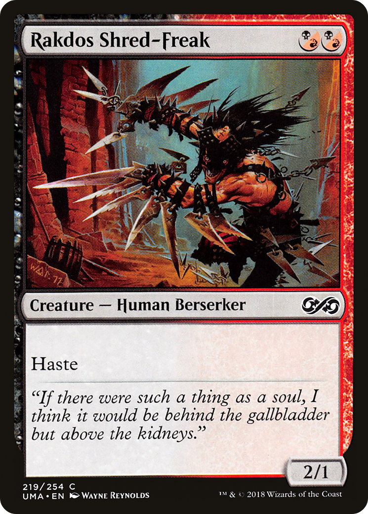 Rakdos Shred-Freak [UMA-219]