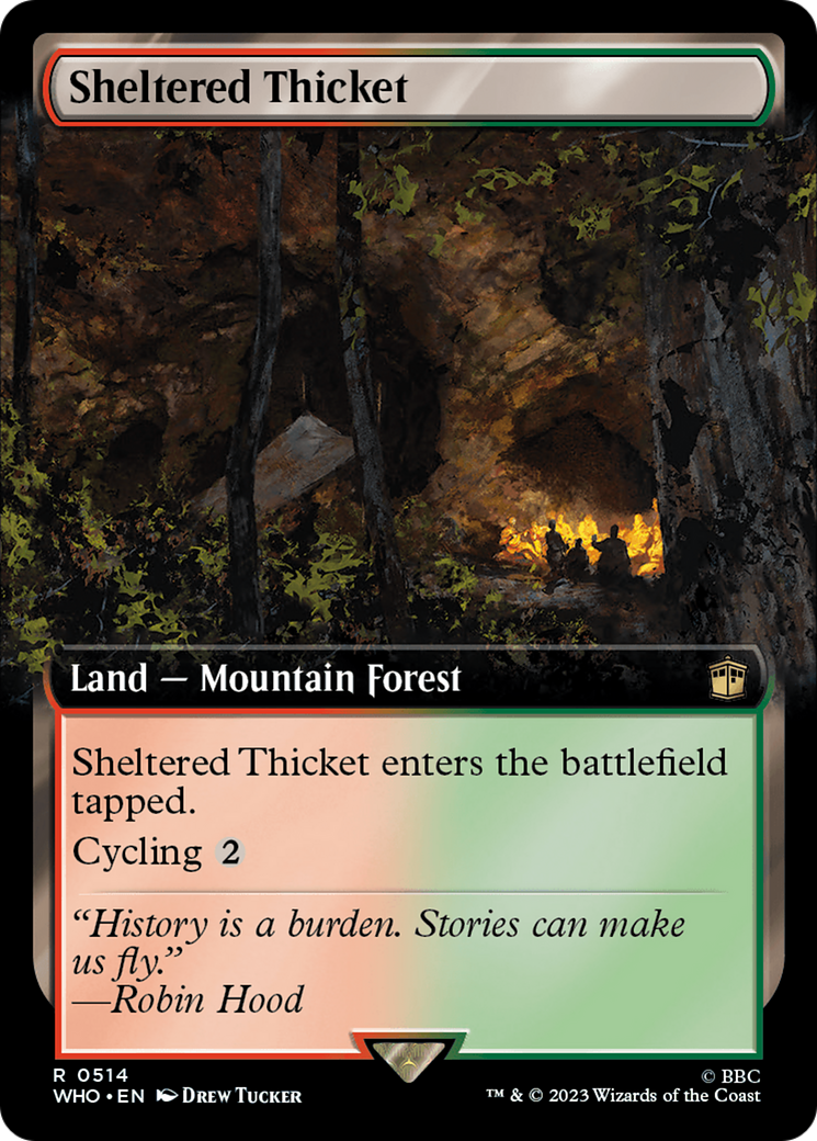 Sheltered Thicket - Extended Art [WHO-514]