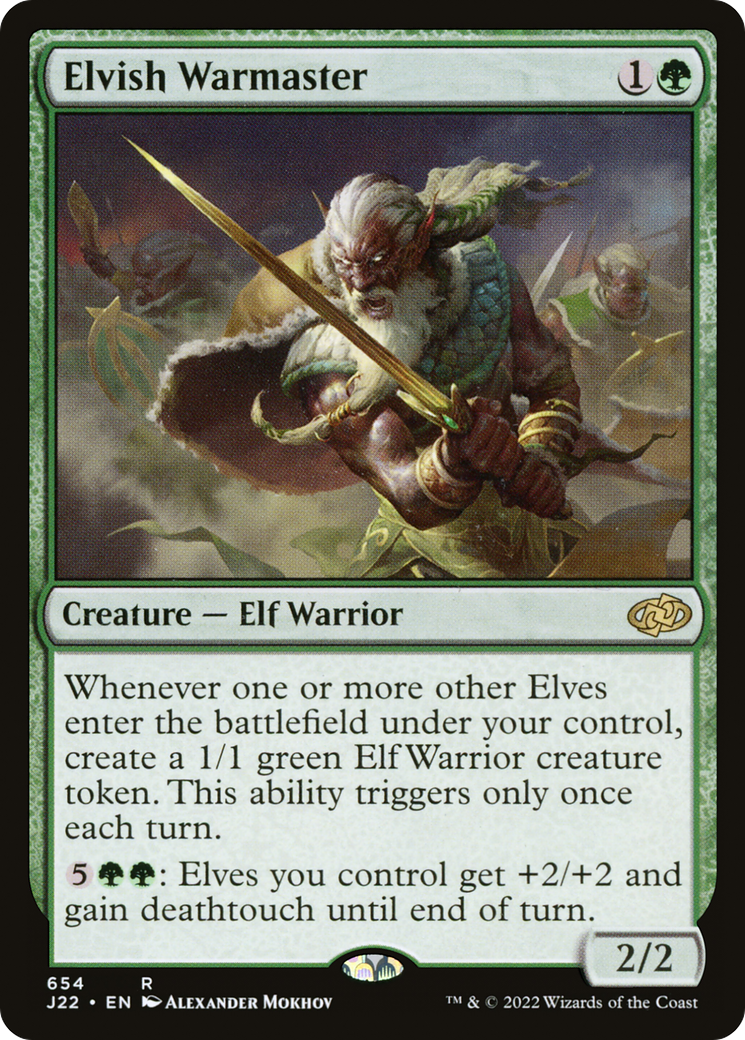 Elvish Warmaster [J22-654]