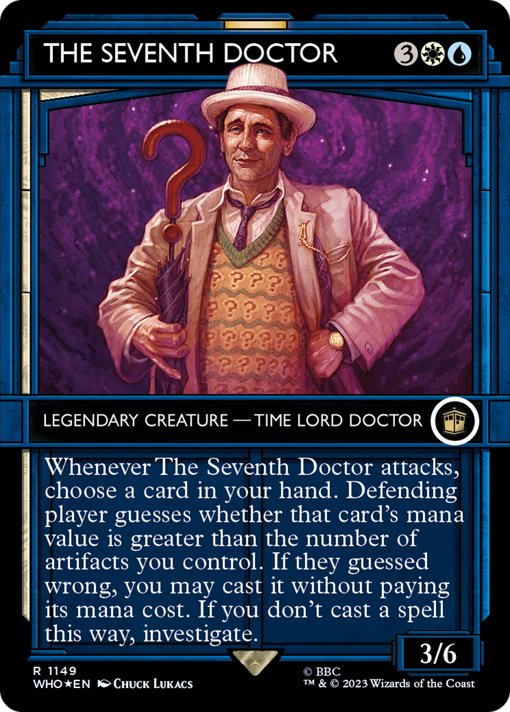 The Seventh Doctor - Borderless - Showcase - Surge Foil [WHO-1149]