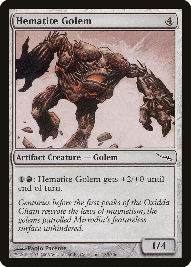 Hematite Golem [MRD-185]