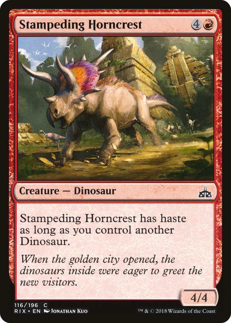 Stampeding Horncrest [RIX-116]