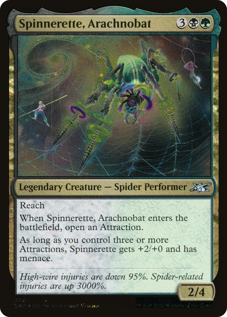 Spinnerette, Arachnobat - Galaxy Foil [UNF-466]