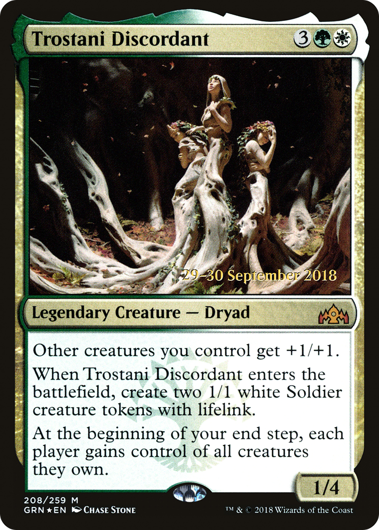 Trostani Discordant - Prerelease Promo [PGRN-208s]