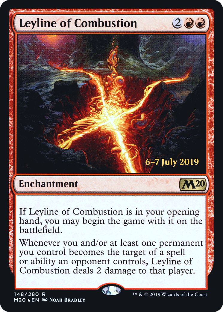 Leyline of Combustion - Prerelease Promo [PM20-148s]