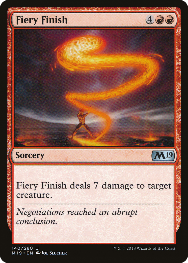 Fiery Finish [M19-140]