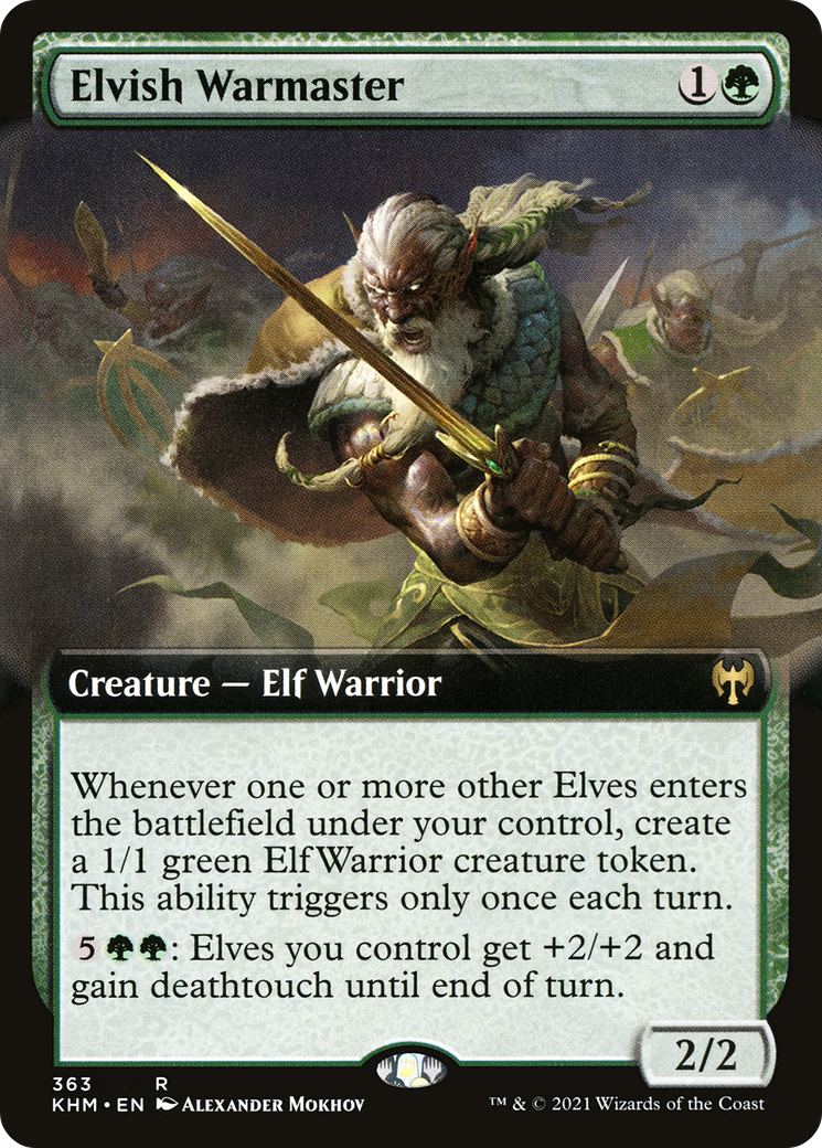 Elvish Warmaster - Extended Art [KHM-363]