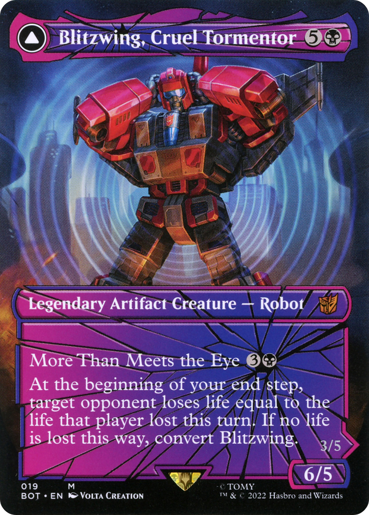 Blitzwing, Cruel Tormentor // Blitzwing, Adaptive Assailant - Borderless [BOT-19]