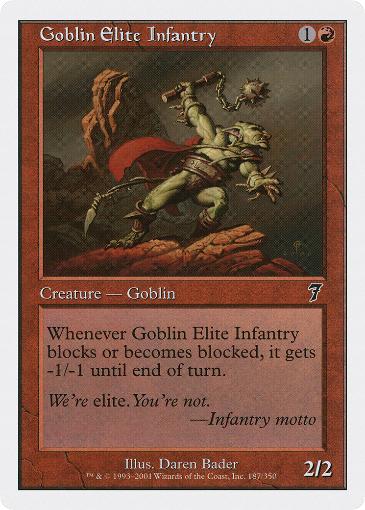 Goblin Elite Infantry [7ED-187]