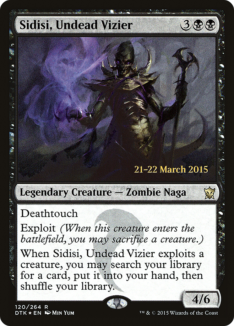 Sidisi, Undead Vizier - Prerelease Promo [PDTK-120s]