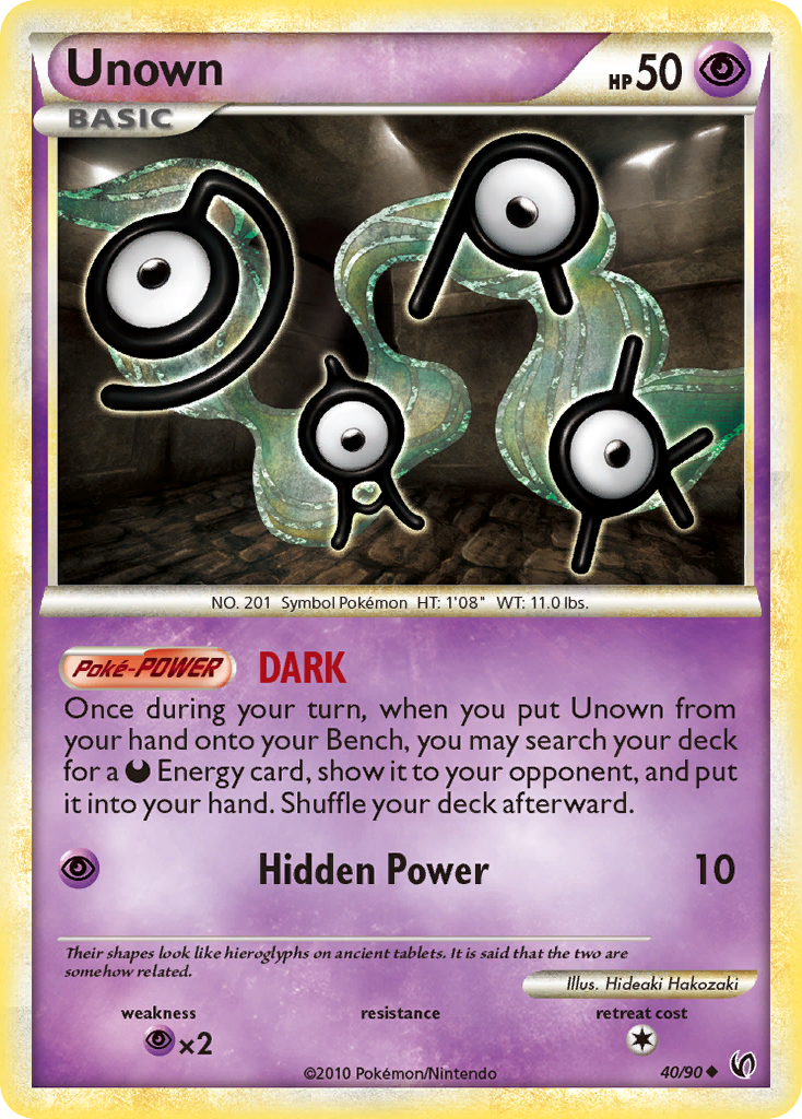 Unown [HGSS3-40]