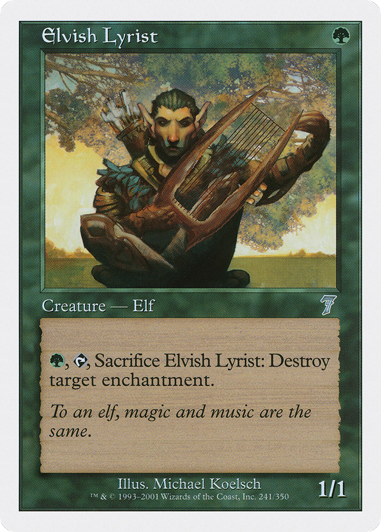 Elvish Lyrist [7ED-241]