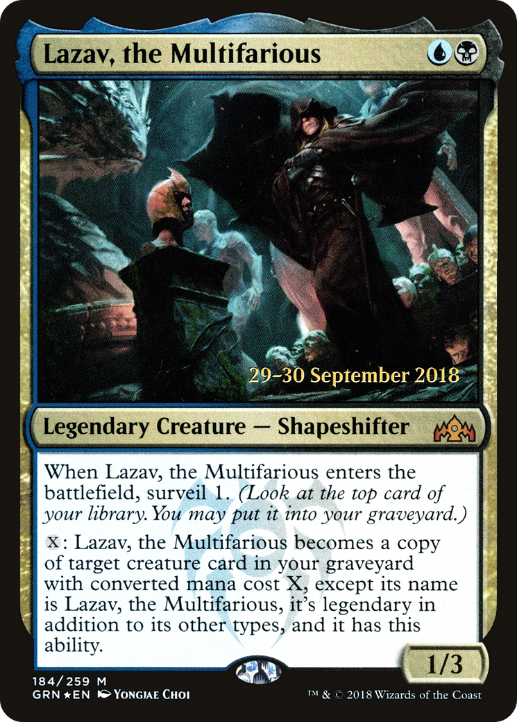 Lazav, the Multifarious - Prerelease Promo [PGRN-184s]