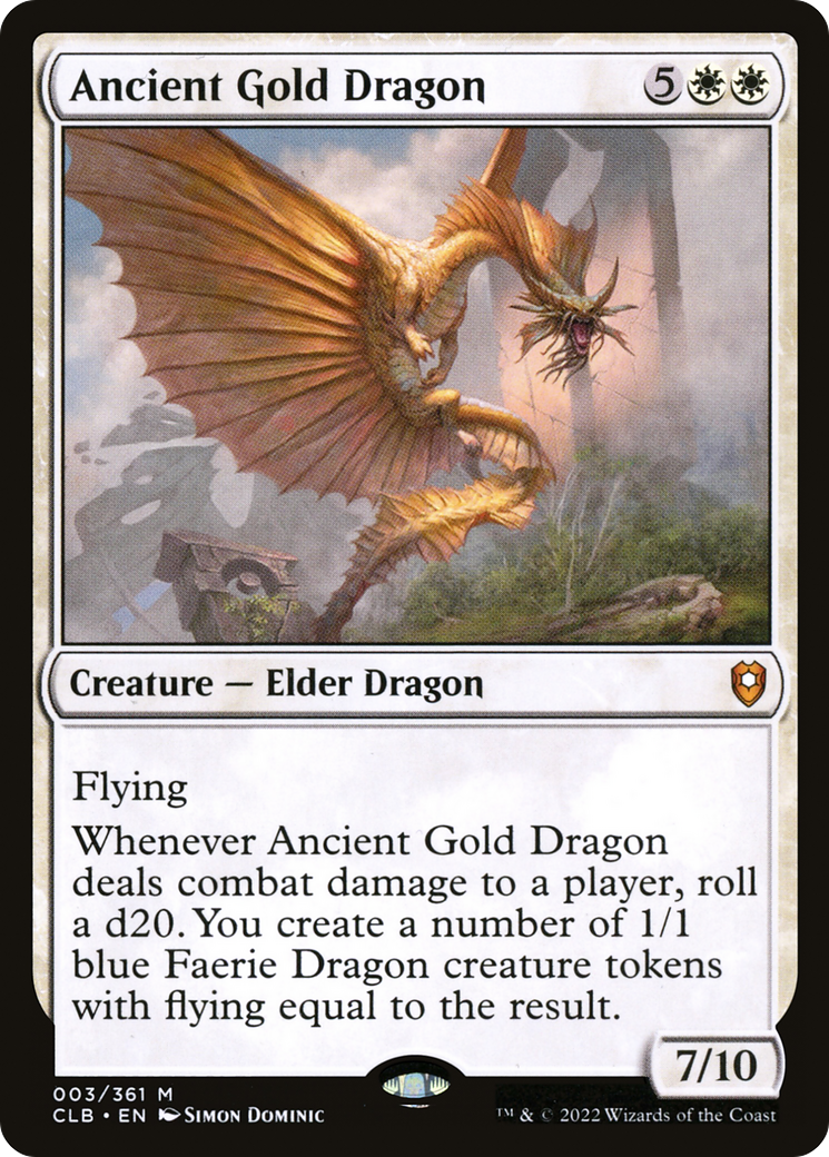 Ancient Gold Dragon [CLB-3]