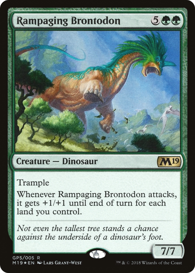 Rampaging Brontodon - Promo [G18-GP5]