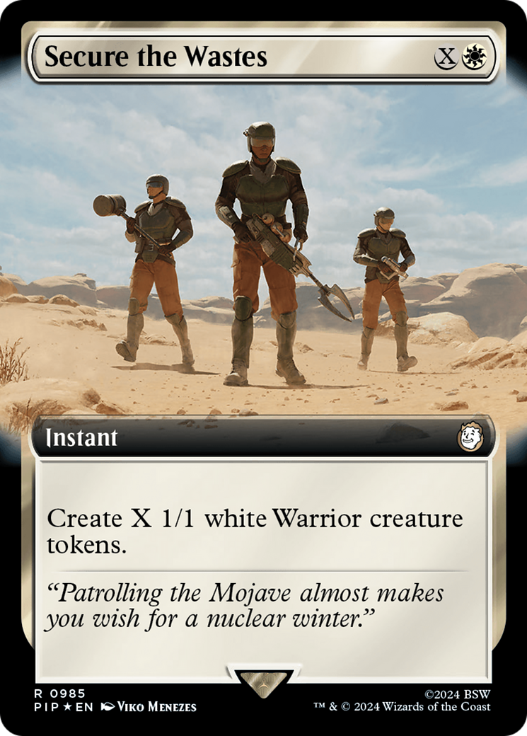 Secure the Wastes - Extended Art - Surge Foil [PIP-985]