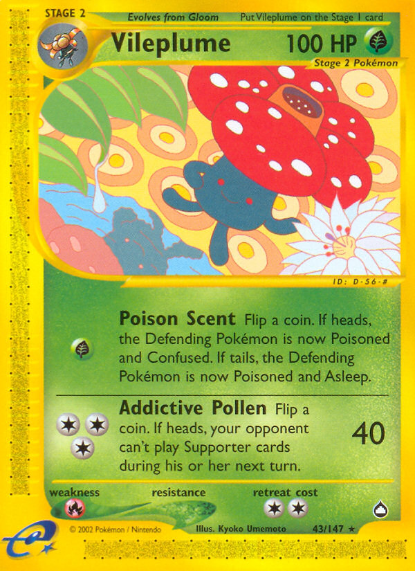 Vileplume [ECARD2-43]