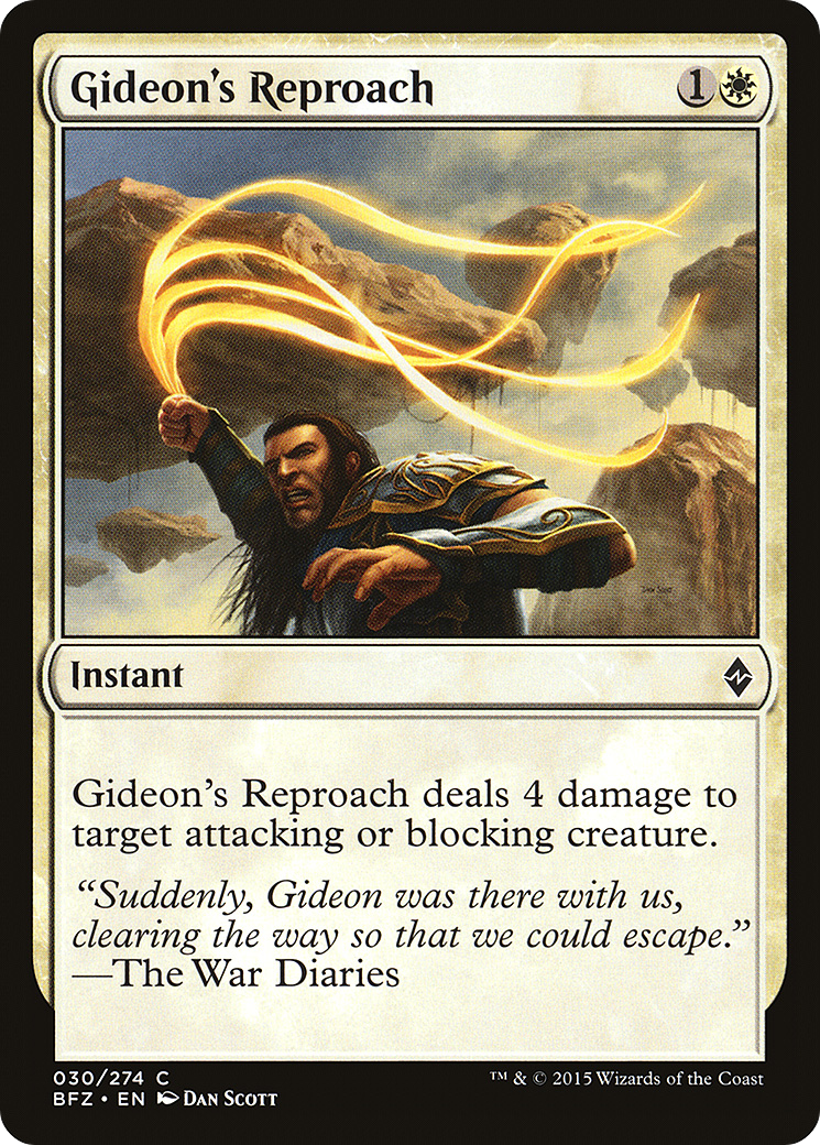 Gideon's Reproach [BFZ-30]