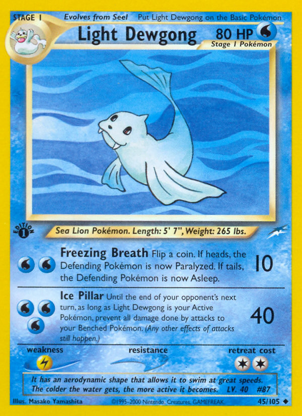 Light Dewgong [NEO4-45]