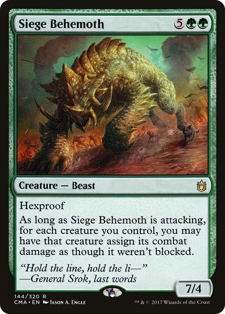 Siege Behemoth [CMA-144]