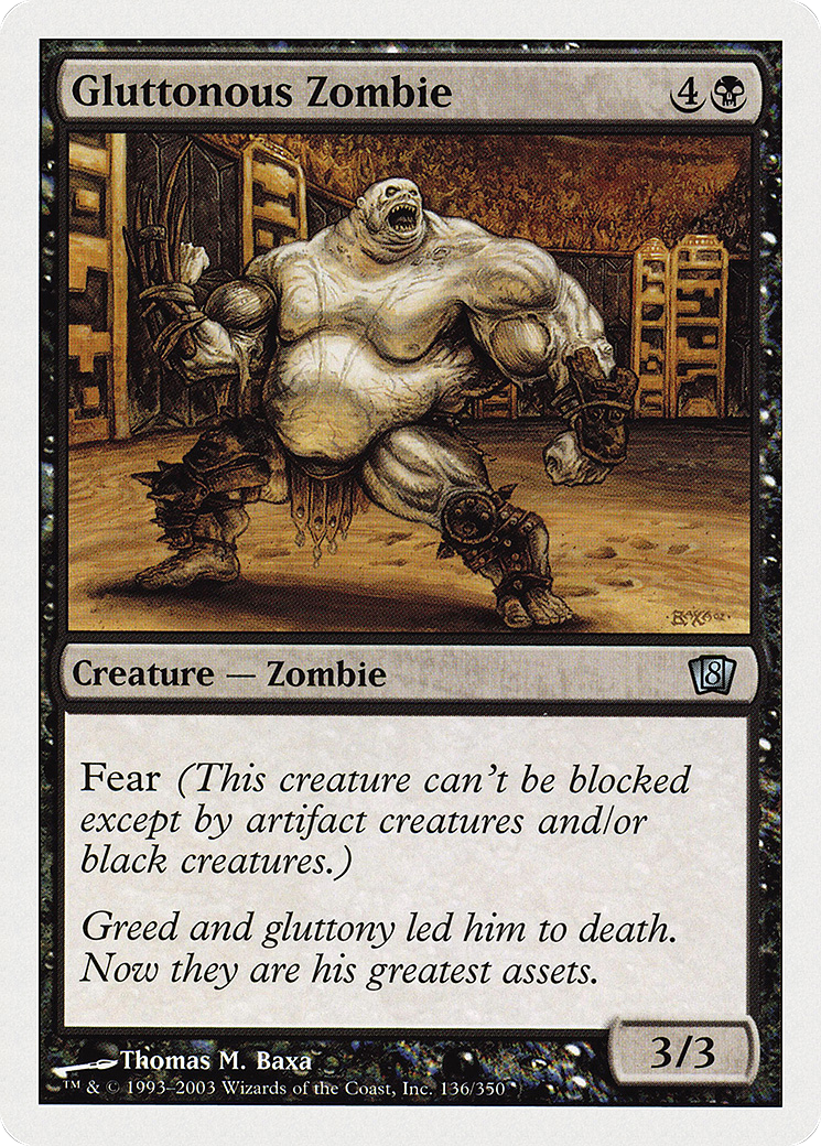 Gluttonous Zombie [8ED-136]