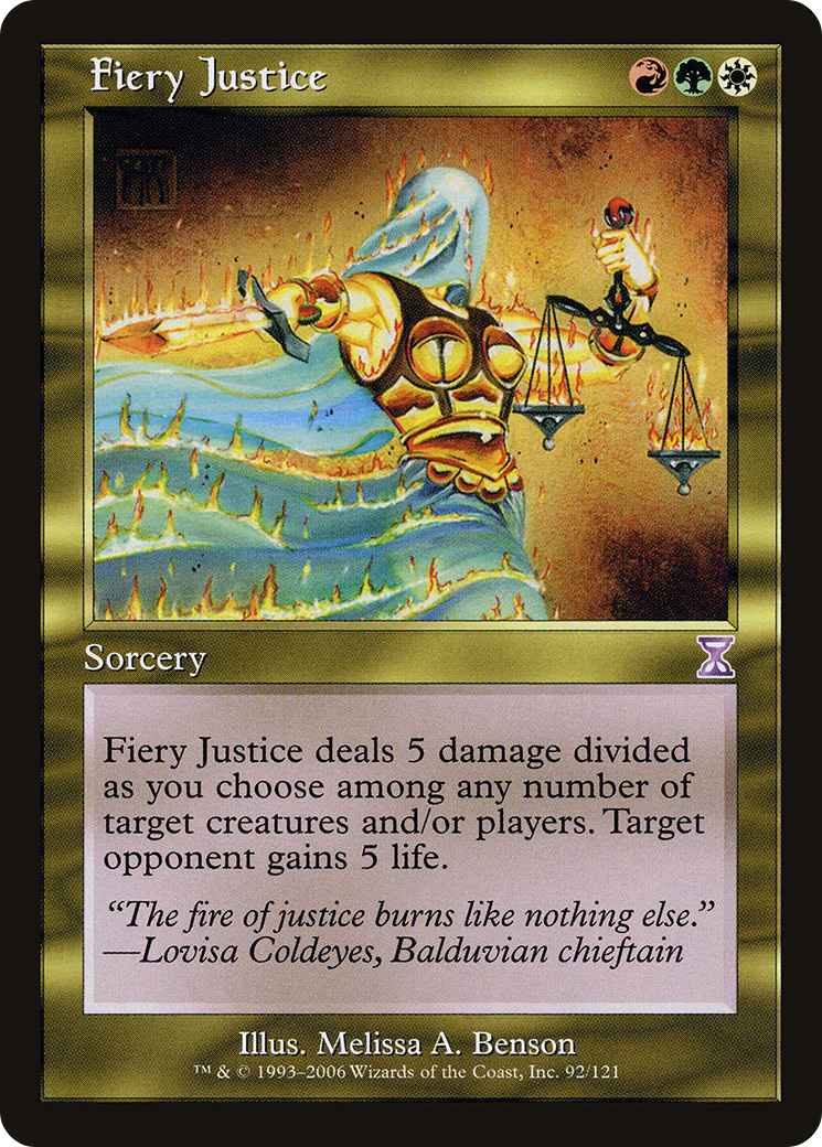 Fiery Justice [TSB-92]