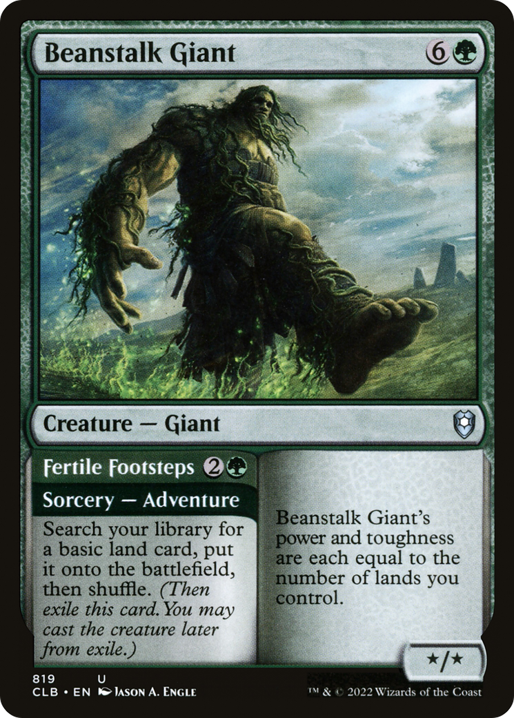 Beanstalk Giant // Fertile Footsteps [CLB-819]