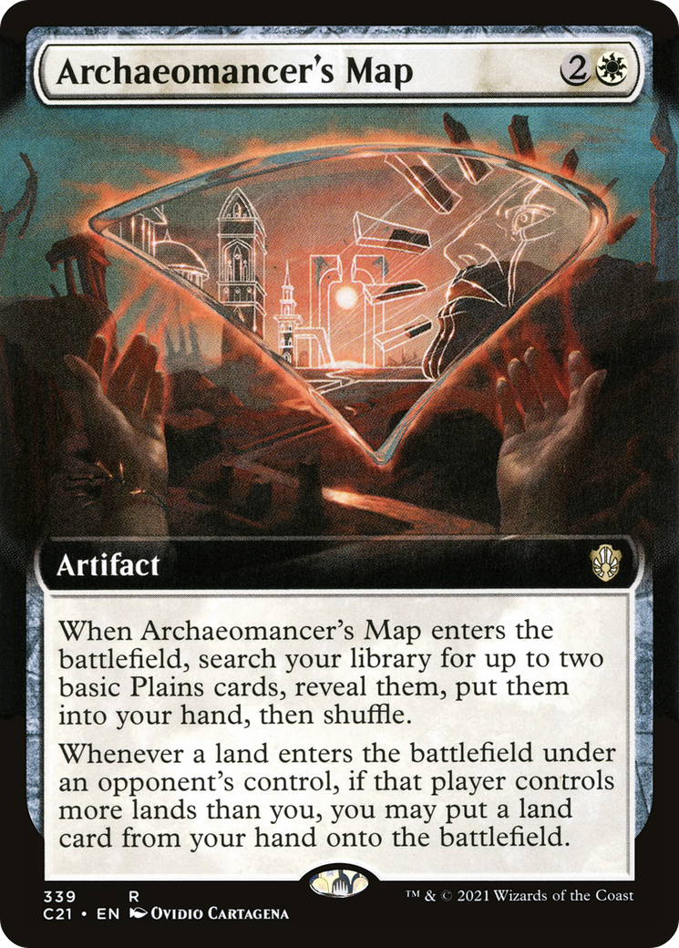 Archaeomancer's Map - Extended Art [C21-339]