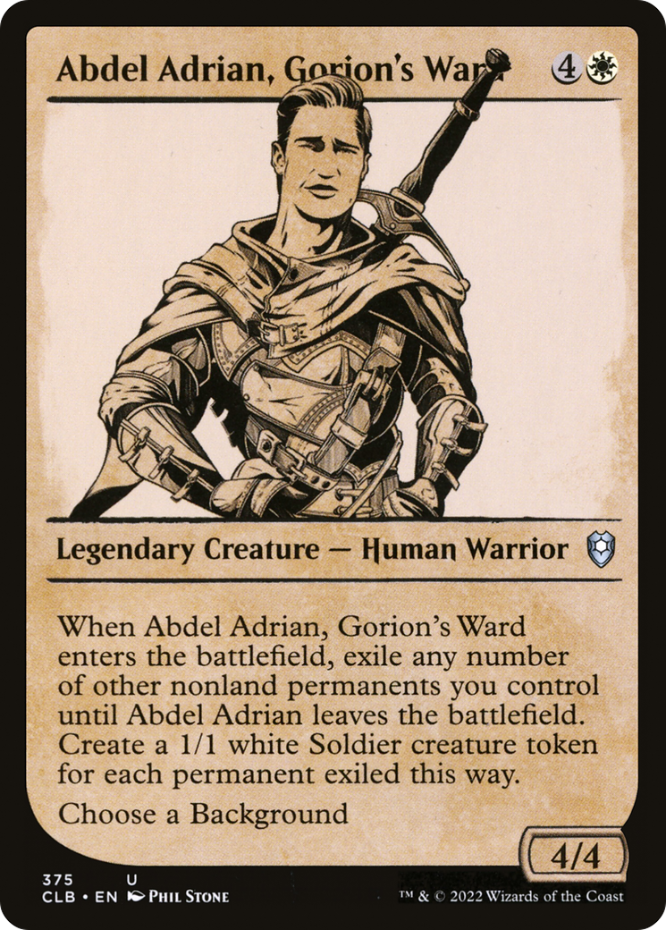 Abdel Adrian, Gorion's Ward - Showcase [CLB-375]