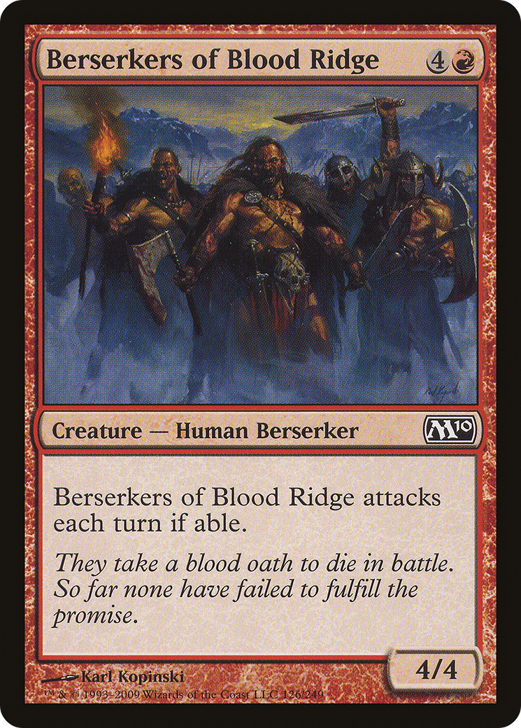 Berserkers of Blood Ridge [M10-126]