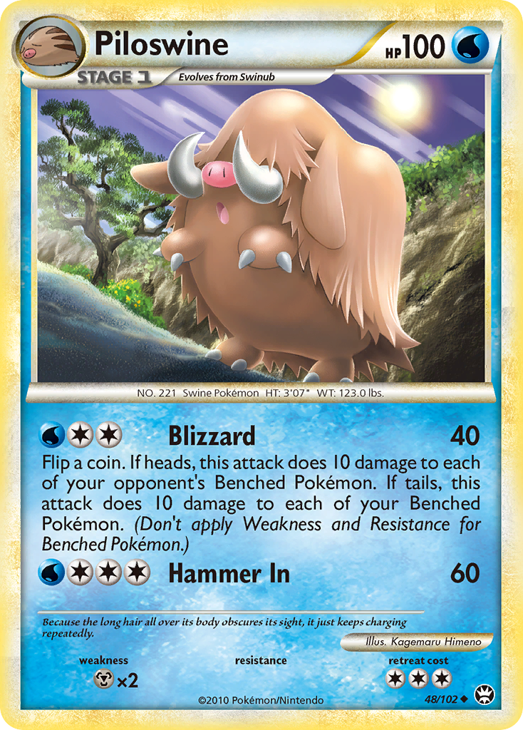 Piloswine [HGSS4-48]