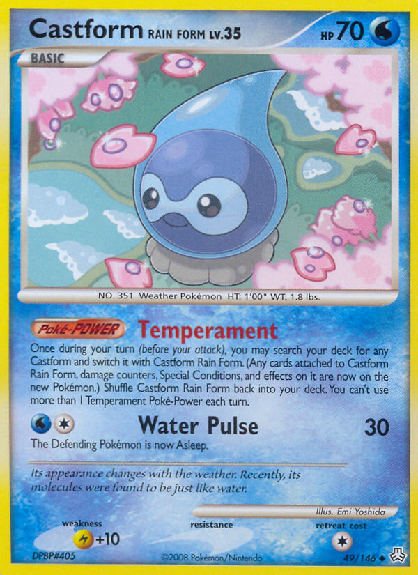 Castform Rain Form [DP6-49]