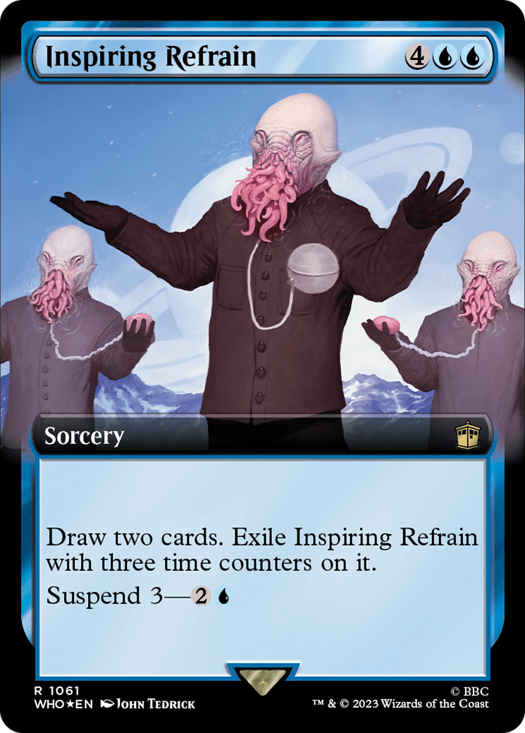 Inspiring Refrain - Extended Art - Surge Foil [WHO-1061]