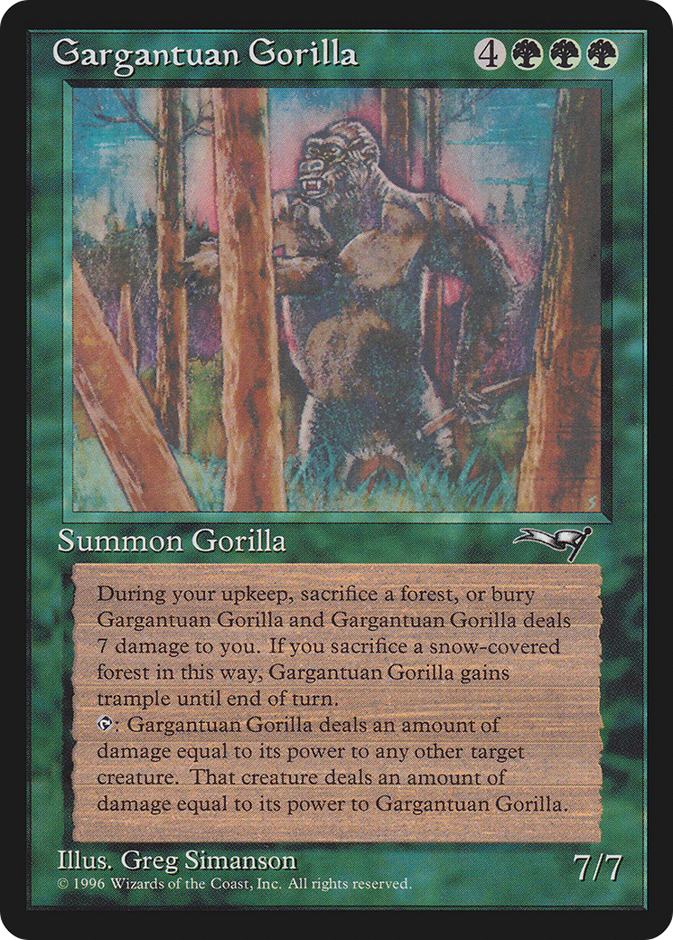 Gargantuan Gorilla [ALL-91]