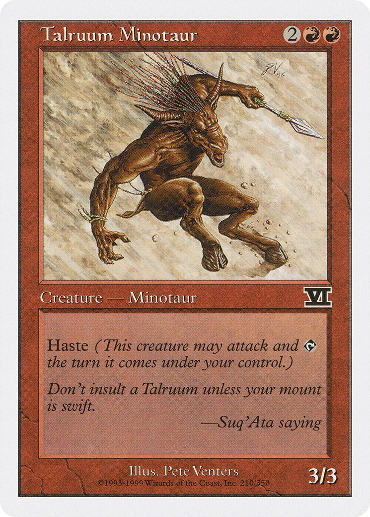 Talruum Minotaur [6ED-210]