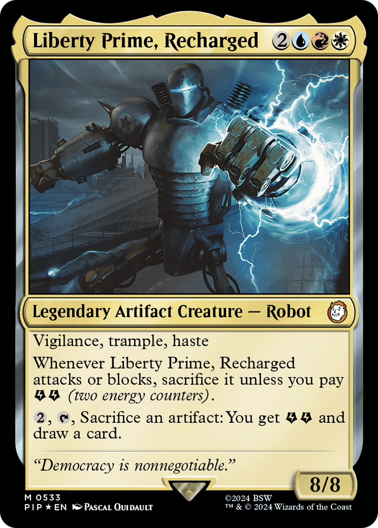 Liberty Prime, Recharged - Surge Foil [PIP-533]