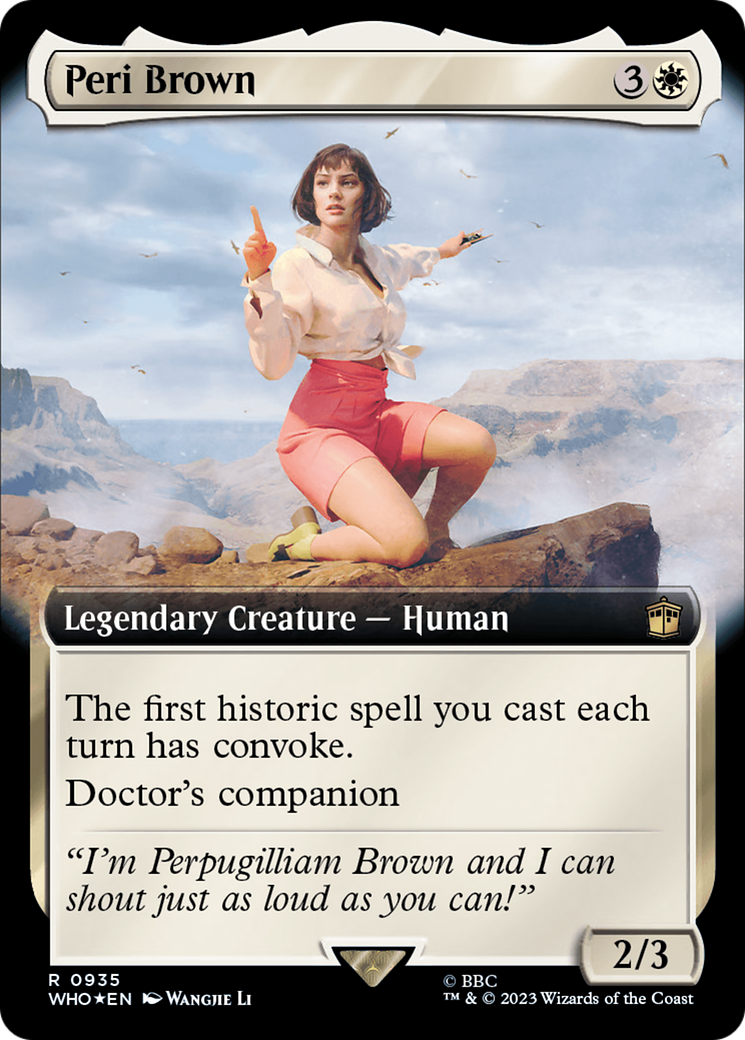 Peri Brown - Extended Art - Surge Foil [WHO-935]