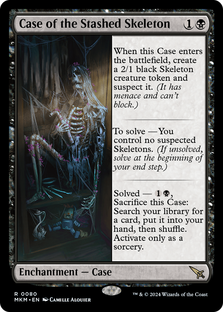 Case of the Stashed Skeleton [MKM-80]