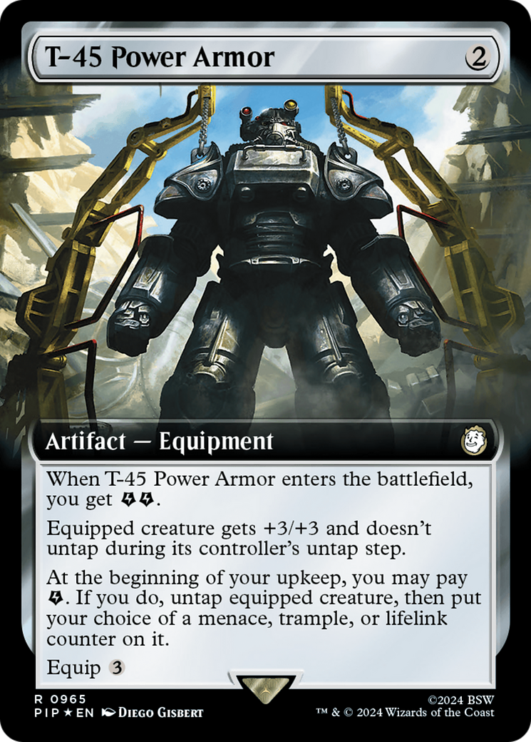 T-45 Power Armor - Extended Art - Surge Foil [PIP-965]