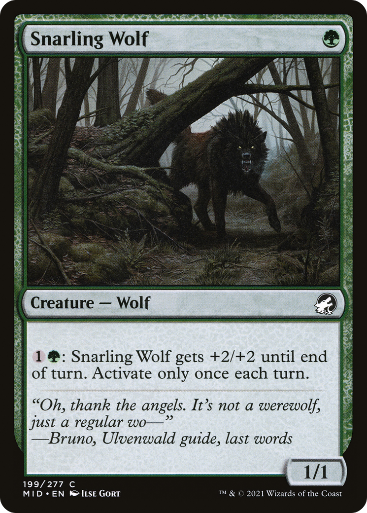 Snarling Wolf [MID-199]