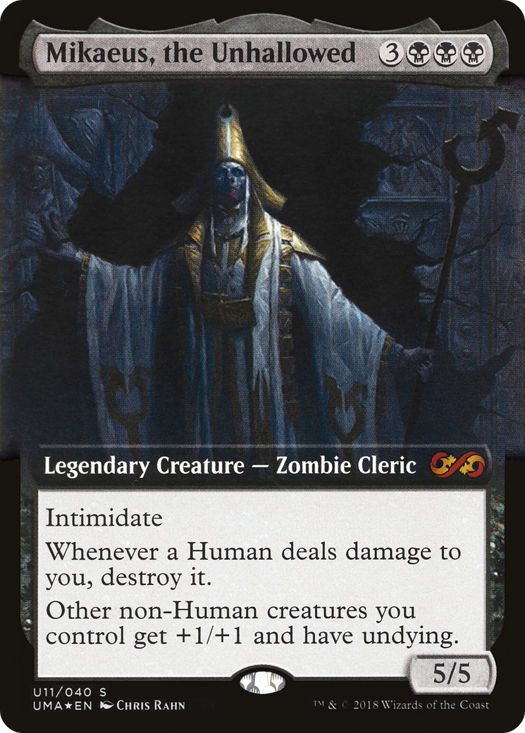 Mikaeus, the Unhallowed - Extended Art - Promo [PUMA-U11]