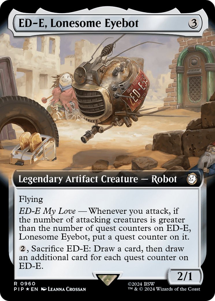 ED-E, Lonesome Eyebot - Extended Art - Surge Foil [PIP-960]