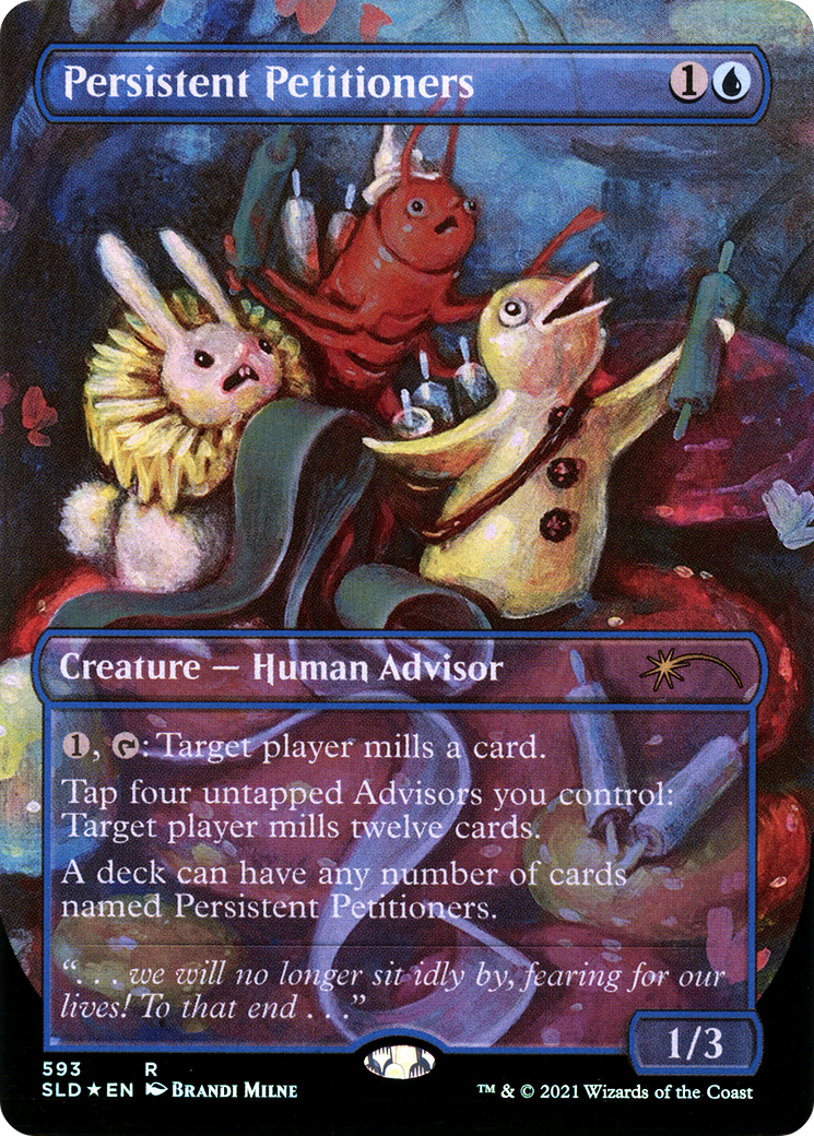 Persistent Petitioners - Borderless - Full Art [SLD-593]