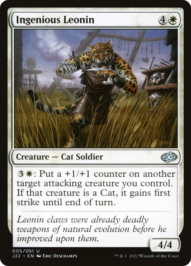 Ingenious Leonin [J22-5]