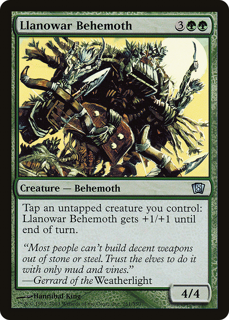 Llanowar Behemoth [8ED-261★]