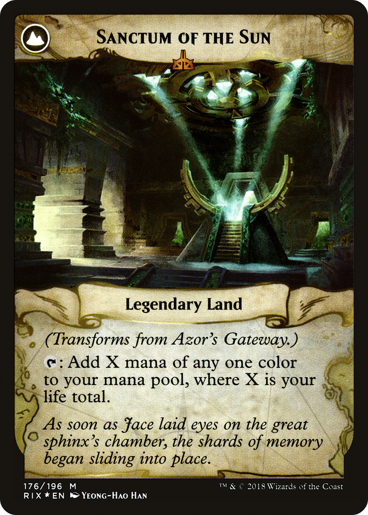 Azor's Gateway // Sanctum of the Sun - Prerelease Promo [PRIX-176s]