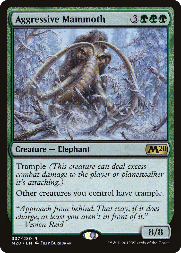 Aggressive Mammoth [M20-337]